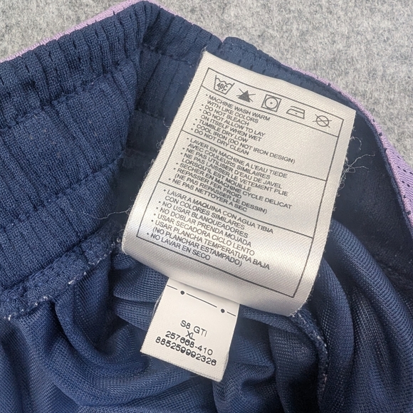 Nike vintage capri 3/4 Mesh, Gym, Yoga, Athletic, Sports Pants - Navy/Purple XL - Picture 9 of 9